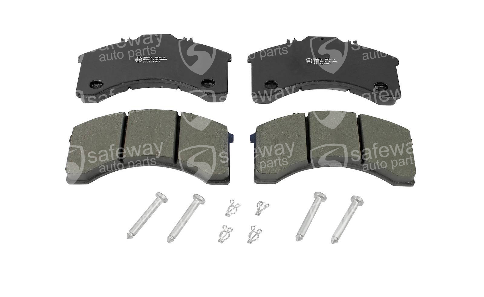 Kit, Brake Disc Pad
Without E Mark, 4 pcs. Brake Pad and
Accessory